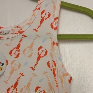 NWT Dotdotsmile Lobster Tank Twirly Dress